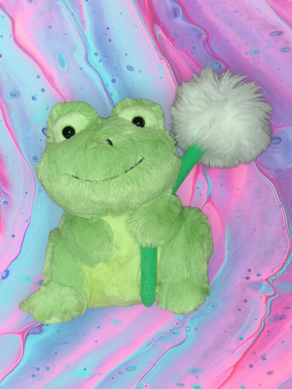 Aurora World HTF frog and dandelion plush